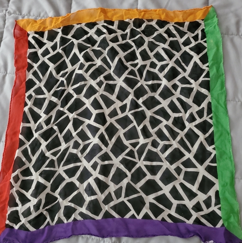 Colorful Silk Scarf